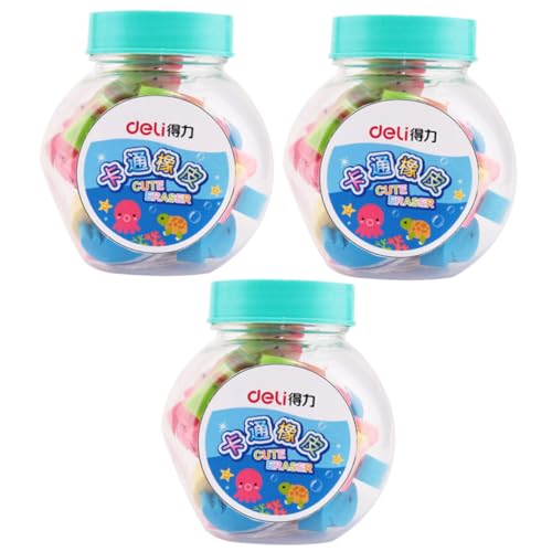 FELTECHELECTR 3 Mini Radiergummis Schulbedarf Schulbedarf Lustiger Radiergummi Weicher Radiergummi Kreatives Briefpapier Sicherer Radiergummi Praktischer Radiergummi Bunter Radiergummi von FELTECHELECTR