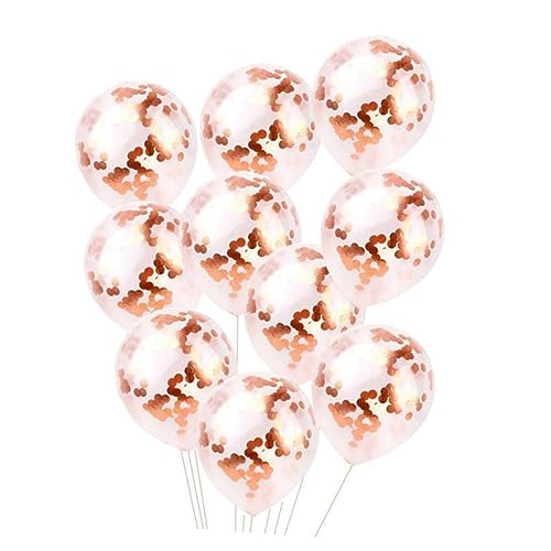 FELTECHELECTR 37 Stück Roségold Luftballons Set 50 Jahre Alt Geburtstagsdeko Aus Naturlatex Und Aluminiumfolie Inklusive Pailletten Luftballons Für Festliche Feiern Und Partys von FELTECHELECTR