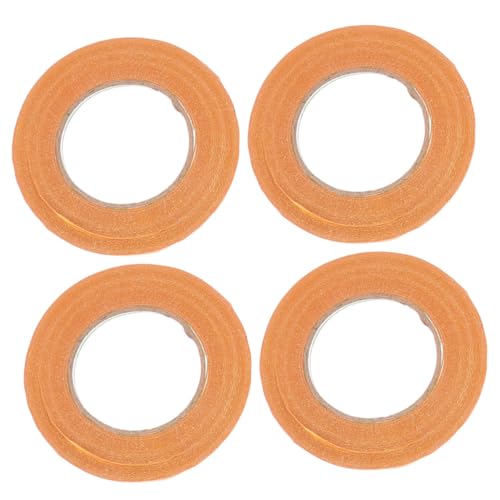 FELTECHELECTR 4 Rollen Klebeband Für Teppichböden Teppichecken Flachband Klebeband Für Teppiche Bühnentape Aus Stoff Selber Machen Flacher Teppich Doppelklebeband Bodenaufkleber Yellow von FELTECHELECTR