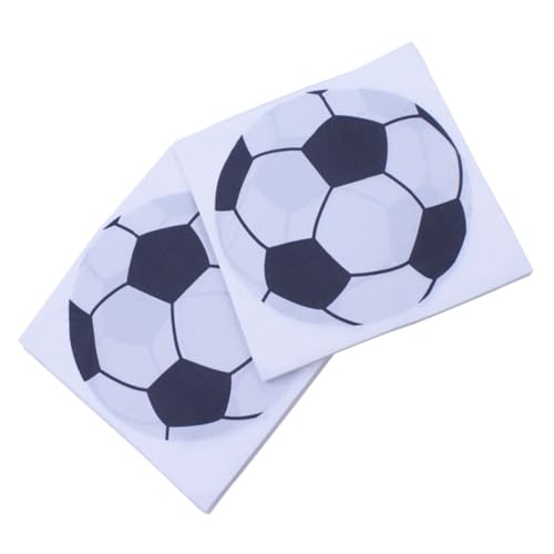 FELTECHELECTR 40st Servietten Fußball Bedrucken Lustiger Serviettengeburtstag Fußball Serviette Geburtstag Serviette Schöne Serviette von FELTECHELECTR