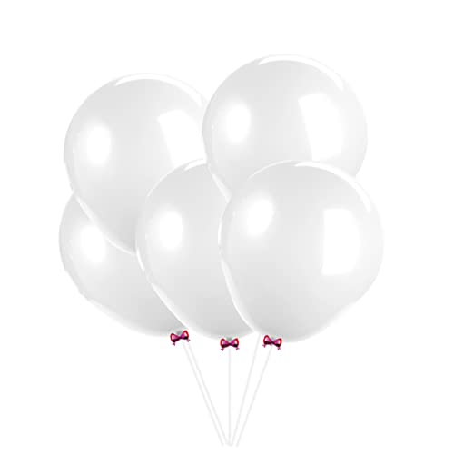 FELTECHELECTR 5 Stück 36 Zoll Runde Latexballons Weiß Für Party Und Hochzeitsdekoration Perfekt Für Ballonbögen Und Festliche Anlässe Langlebig Und Vielseitig Einsetzbar von FELTECHELECTR