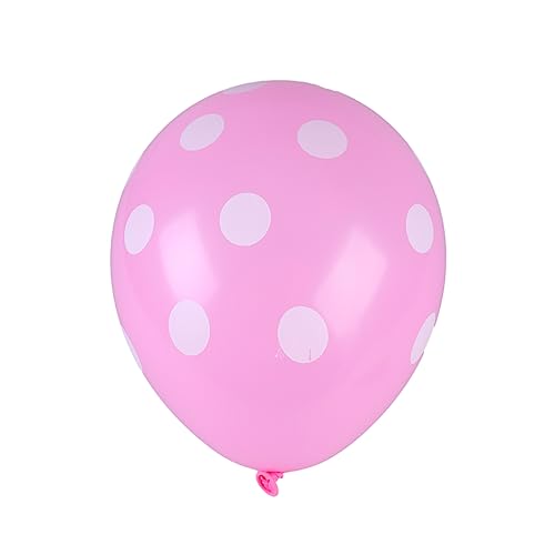 FELTECHELECTR Polka Dot Latexballons Rosarot Und Pink Für Hochzeits Und Geburtstagsfeierdekoration Ideal Für Partys Und Festliche Anlässe von FELTECHELECTR