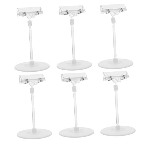 FELTECHELECTR 6 Stk Disc-etikettenhalter Etiketten Für Metro-racks Preiskartenhalter Kartenständer Clips Für Schilderhalter Aus Kunststoff Preisschildhalter Kartenaufbewahrungsclip Disc-clip Abs von FELTECHELECTR