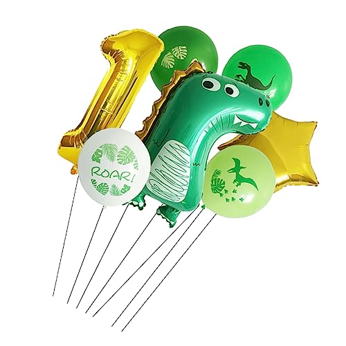 FELTECHELECTR Dekorative Dinosaurier Luftballons Folienballons Verschiedenen Größen Geburtstagsballons Für Kindergeburtstag Dinosaurier Partydekoration Cartoon Ballons Für von FELTECHELECTR