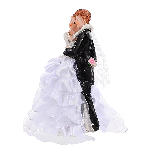 FELTECHELECTR Tanzendes Paar Figurine Modell Torten Hochzeit Kuchen Statue Typ A Hochzeitsgeschenk Kunsthandwerk Heimdekoration Cake Craft Hochzeitsfeier Figurine von FELTECHELECTR