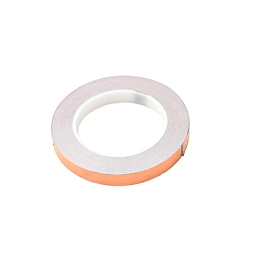 FELTECHELECTR Kupferfolie Klebeband x 10mm Selbstklebendes Leitfähiges Shielding Tape Für Gitarren Pickups DIY Und EMI Abschirmung Ideal Für Elektro Reparaturen Und Bastelprojekte von FELTECHELECTR