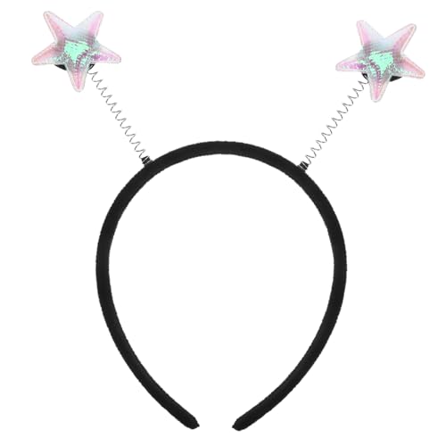 FELTECHELECTR Party-Kopfbedeckung kinder stirnband haarband hair jewellery Damen-Accessoires Festlicher Haarschmuck party outfit Stern-Kopfschmuck frauen stirnband Sternenstirnband Damen Plastik von FELTECHELECTR