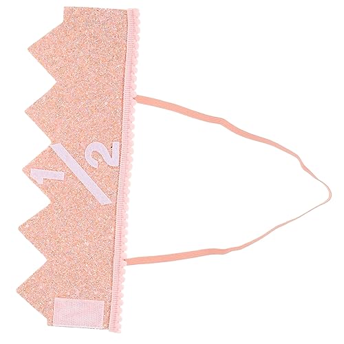 FELTECHELECTR Partykronenhüte Kindermütze Partyhüte Für Erwachsene Geburtstagsdekorationen Mini-geburtstagshüte Geburtstagsmützen Für Kinder Partyhüte Für Kindergeburtstage Rose Gold Polyester von FELTECHELECTR