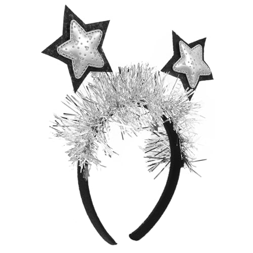 FELTECHELECTR Pentagramm-Stirnband party zubehör partyzubehör weihnachtsstern stirnbänder Glitzerstern-Stirnband Haarschmuck Stern-Stirnbänder für Party-Cosplay Kleinkind-Stirnband für Party von FELTECHELECTR