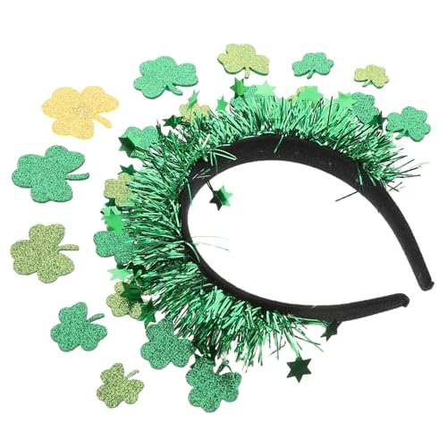 FELTECHELECTR Stirnband St Patricks Day Kleeblatt Dekorationen Frauen Zum St. Patricks Day St Patricks Day Haarspangen St Patrick Tageshemden Lava-girl-kostüm Für Erwachsene Harz Green von FELTECHELECTR