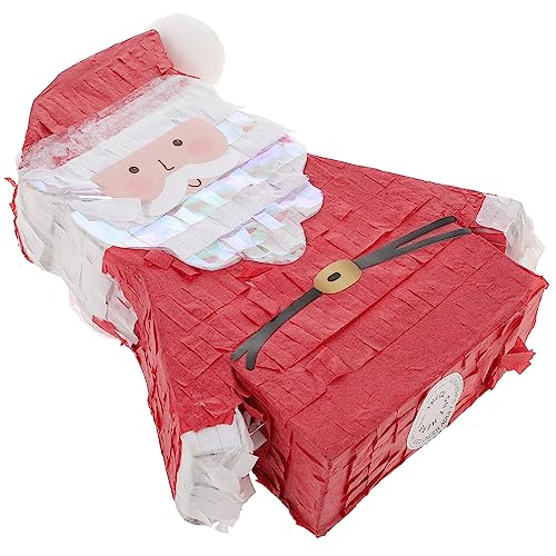 FELTECHELECTR Weihnachtspinata Weihnachten Mexikanische Mini-piñatas Masse Weihnachtsspielzeug Süßigkeitenhalter Geburtstag Party Pinata Weihnachten Santa Spielzeug Karton 3D Papier Konfetti von FELTECHELECTR