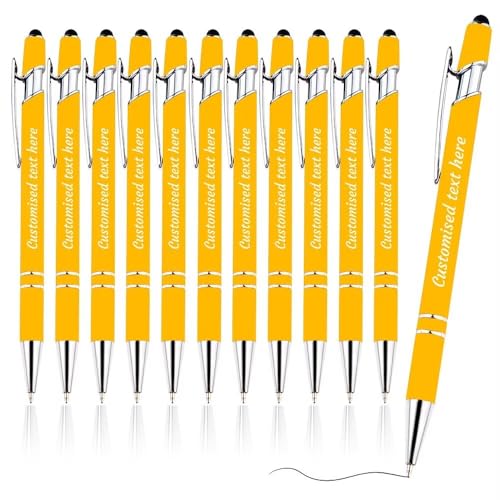 FENGHUO Personalisierbare Kugelschreiber in großen Mengen,Multifunktionale personalisierte Kugelschreiber,Personalisierbarer Stylus mit Namenstext von FENGHUO