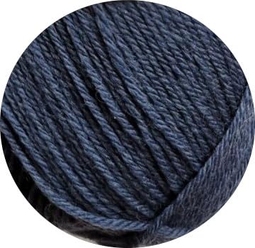 Ferner Mally Socks Sockenwolle Uni | Merino Sockengarn Merinowolle mulesingfrei | 150g 450m Nadelstärke 3-4mm (M6 - blaubeere) von FERNER WOLLE