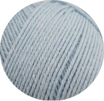 Ferner Mally Socks Sockenwolle Uni | Merino Sockengarn Merinowolle mulesingfrei | 150g 450m | Nadelstärke 3-4mm (M7 - hellblau) von Ferner Wolle