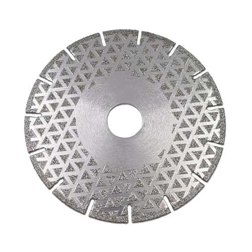 Diamant-Trennscheibe,Beton-Trennscheibe, 4-Zoll- bis 9-Zoll-Diamant-Trennscheibe, beidseitig verzinktes Schleifsägeblatt for Marmor, Granit, Keramikfliesen(M14 THREAD FLANGE-115MM) von FFENFRYOU