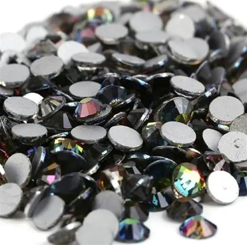 Harz Kristall flache Rückseite Hotfix Strasssteine Hotfix-Strasssteine, Kristall, Nicht-Hotfix-Strass, superhell, Glas-Strass, 3D-Nagelkunst-Dekoration, DIY-Kleidung(Rainbow,Ss5) von FFENFRYOU