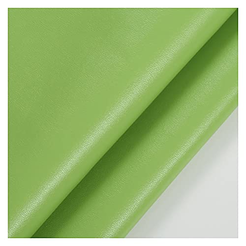 Texturiertes flammschutzendes Ledergewebe, Polstermaterial: Lederstoff, Polsterstoffe am laufenden Meter, Stoff, Kunstleder, Kunstleder, Lederbezug, Polsterstoffe(Green,1.37X2m) von FFENFRYOU