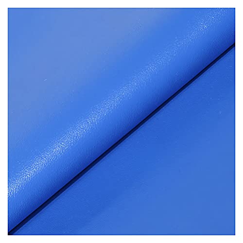 Texturiertes flammschutzendes Ledergewebe, Polstermaterial: Lederstoff, Polsterstoffe am laufenden Meter, Stoff, Kunstleder, Kunstleder, Lederbezug, Polsterstoffe(Sapphire Blue,1.37X1m) von FFENFRYOU