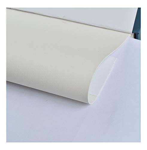 Texturiertes flammschutzendes Ledergewebe, Polsterstoff aus Stretch-Kunstleder, PU-Material, Polsterstoff(White1#,1.37x1m) von FFENFRYOU