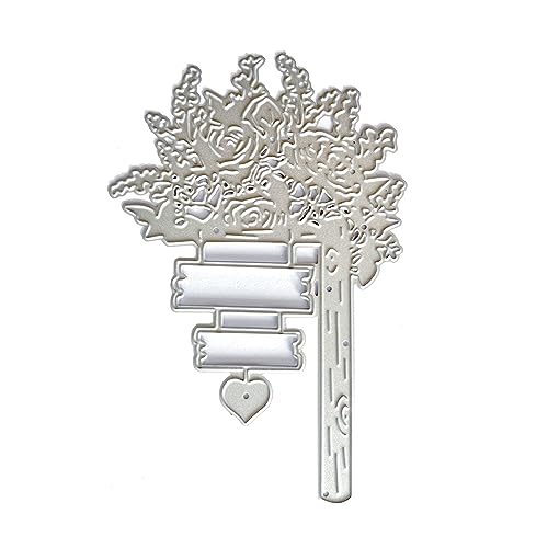 FGDTREE Bouquet Embossing Cutting Dies Bouquet Embossing Stanzformen für Kartenherstellung Scrapbooking Album Papier von FGDTREE