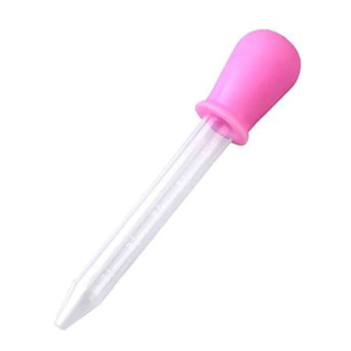 FGUUTYM Bohrlöcher Füllen Flüssigfütterung Messpipette Home Supply Gießharz Glasklar Basteln (Pink, One Size) von FGUUTYM