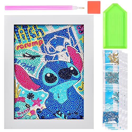 FGen Stich Diamant Malerei,Diamond Painting Enfant, Diamant Malerei Set ZubehöR(A) von FGen