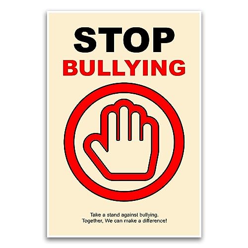 Pädagogisches Schulposter "Stop Bullying", 30,5 x 45,7 cm, ungerahmtes Poster, Premium-Poster auf 45,4 kg Glanzpapier, gedruckt in den USA, FHJP1110 von FHJ