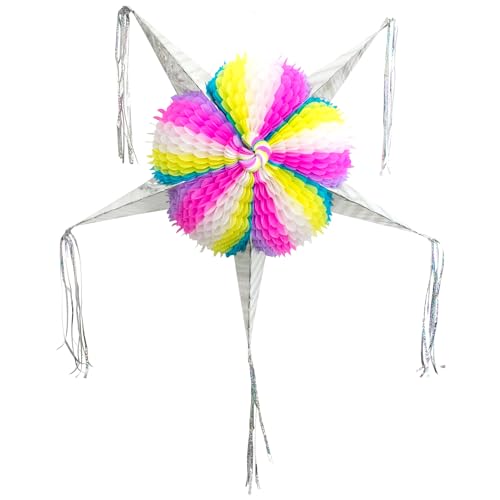 Mexikanische Piñata (groß, 81,3 cm) – authentische handgefertigte große Piñata für Geburtstagsfeier – Piñatas para Cumpleaños – Einhorn-Piñata – Einhorn-Partyzubehör von FIESTA WRAPS