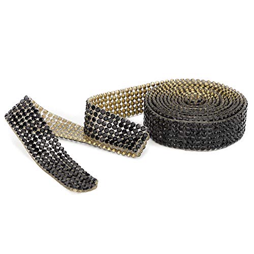 Elegante Strass-Applikation, Netzband Zum Aufbügeln für Hochzeitskleidbesatz, Atemberaubende Kleidungsaccessoires Zum Verzieren von Schuhen, Kopfbedeckungen und Mehr, von FILFEEL