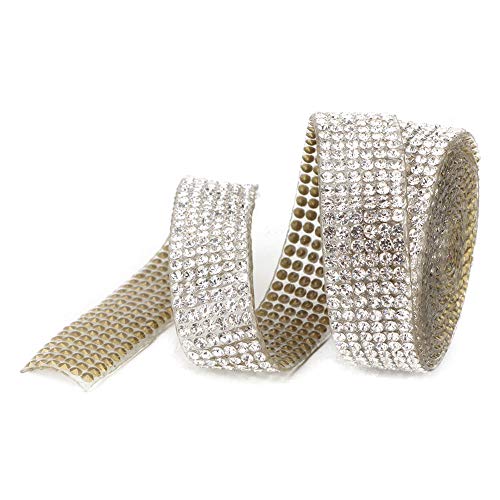 Elegante Strass-Applikation, Netzband Zum Aufbügeln für Hochzeitskleidbesatz, Atemberaubende Kleidungsaccessoires Zum Verzieren von Schuhen, Kopfbedeckungen und Mehr, von FILFEEL