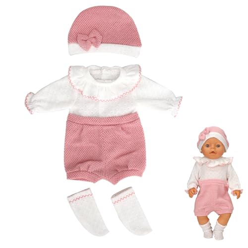 FILOEEX Puppenkleidung,Puppenkleider Set 36-45cm,Kleidung Outfits für Baby Puppen,Baby Puppensachen mit Kleiderbügel,Baby Puppe Kleidung,Kleidung Outfits für Kinder Mädchen Jungen (Mix-A) von FILOEEX