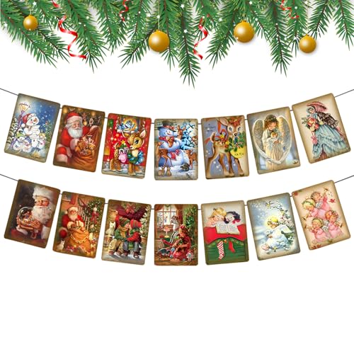 Vintage Weihnachtsbanner (Vintage B) von FILOEEX