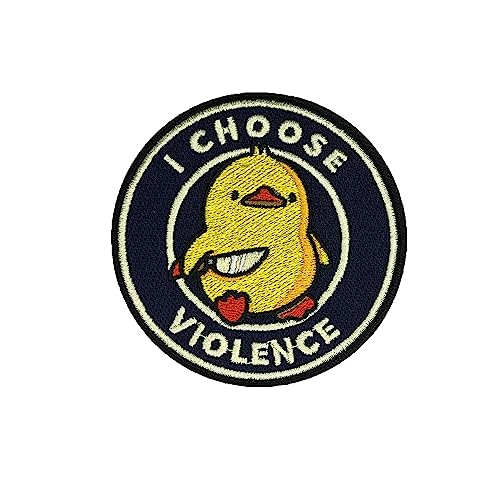 I Choose Violence, Moral Patch, Meme Patch, Morale Patch, Military Patch, Hook and Loop, Tactical Rucksack, Murph, Veteranenbesitz von FILSEF