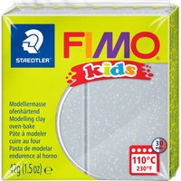 FIMO kids - Glitter-Silber von Silber