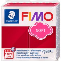 FIMO soft "Basisfarben" - Kirschrot von Rot