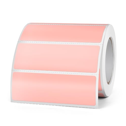 Thermoetiketten 3x1 Pink von FINDAT