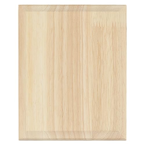 FINGERINSPIRE Unfertige Holztafel 15.5x12.5x1.6cm Rechteckige Holztafel Rechteckige Tafel Holzscheibe Unfertige Holzbastelbasis Unfertige Blanke Holztafel Zum Bemalen von FINGERINSPIRE