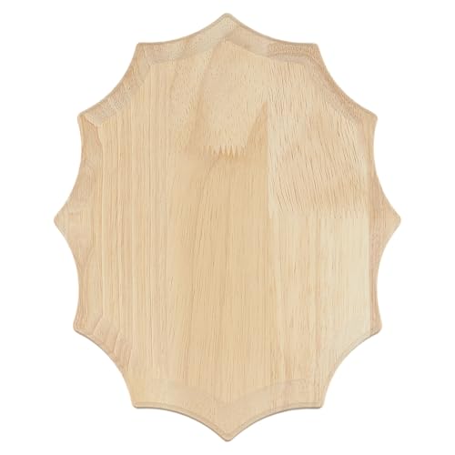 FINGERINSPIRE Unfertige Holztafel 25x19.8x1.6cm Ovale Holztafel Ovale Tafel Holzscheibe Unfertige Holzbastelbasis Unfertige Blanke Holztafel Zum Bemalen Und Basteln von FINGERINSPIRE