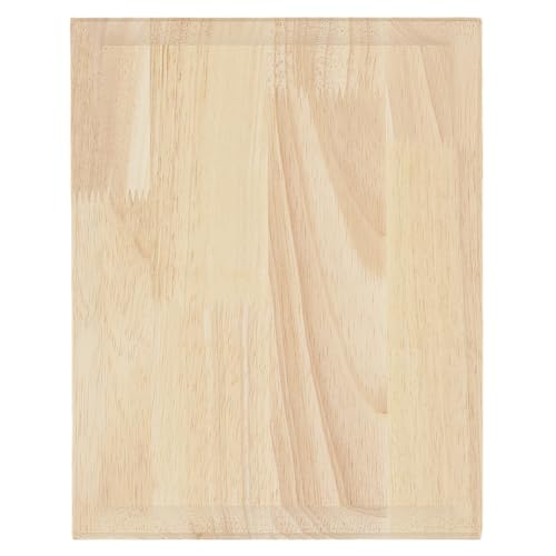 FINGERINSPIRE Unfertige Holztafel 25x19.8x1.6cm Rechteckige Holztafel Rechteckige Tafel Holzscheibe Unfertige Holzbastelunterlage Unfertige Blanke Holztafel Zum Bemalen Und Basteln von FINGERINSPIRE