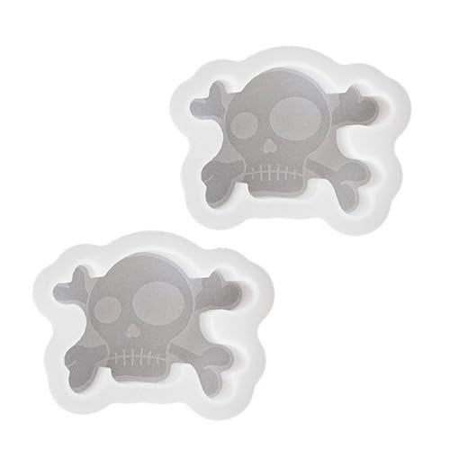 FIRSTXIU 2 Stück Halloween Kürbisse Totenkopf Fledermaus Silikonformen Gipsformen Für Epoxidharz Kerze Seife Halloween Dekoration von FIRSTXIU