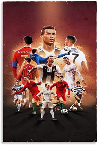 FITMZ 5D-Diamantmalerei zum Selbermachen, Kristall-Strassmalerei, Fußball, Cristiano Ronaldo, Cristiano Ronaldo, Stickbilder, Kunsthandwerk für Erwachsene und Kinder, 30 x 40 cm von FITMZ