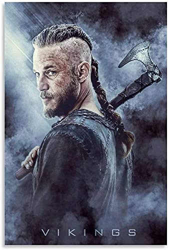 FITMZ 5D-Diamantmalerei zum Selbermachen, Kristall-Strassmalerei, Wikinger, Ragnar Lothbrok, amerikanische Pop-TV-Serie, Stickbilder, Kunsthandwerk für Erwachsene und Kinder, 40 x 40 cm von FITMZ