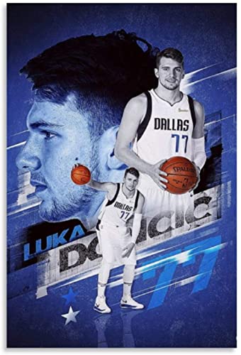 FITMZ DIY 5D Diamantmalerei Kristall Strass Malerei Bester Rookie Luka Doncic Dallas Mavericks Poster Stickbilder Kunsthandwerk für Erwachsene und Kinder 40x50CM von FITMZ