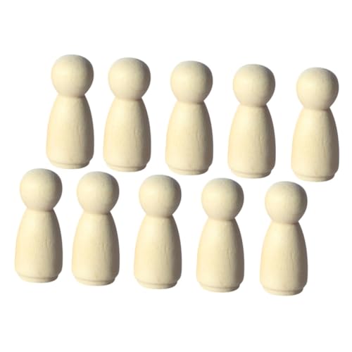 FIXOSHEE 10 Stück Teiliges DIY Unbemalt Leicht Glatt zum Bemalen Basteln für Ab Jahren Kreative Mini Holzfiguren für Dekoration und Kinderhandwerk FIXOSHEE 10 Stück Teiliges DIY Unbemalt Leicht Glatt zum Bemalen Basteln für Ab Jahren Kreative Mini Holzfiguren für Dekoration und Kinderhandwerk von FIXOSHEE