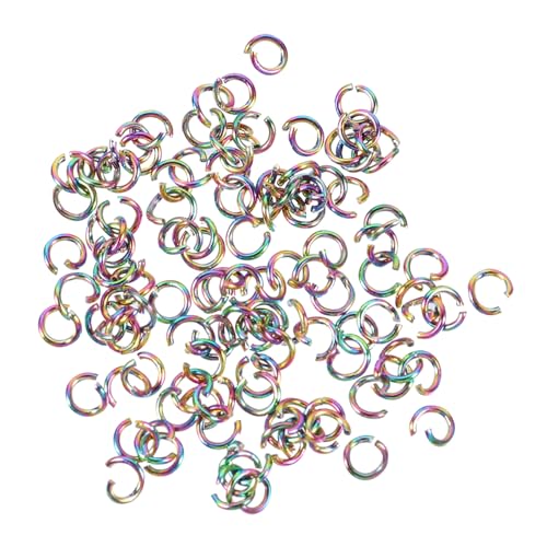 FIXOSHEE 100 Stück Biegeringe Farbige Offene Schmuckringe Langlebig und Robust für DIY Halsketten Armbänder Ohrringe Zubehör Praktische Verbindungselemente für Schmuckherstellung FIXOSHEE 100 Stück Biegeringe Farbige Offene Schmuckringe Langlebig und Robust für DIY Halsketten Armbänder Ohrringe Zubehör Praktische Verbindungselemente für Schmuckherstellung von FIXOSHEE