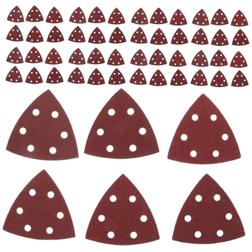 FIXOSHEE 120 Stück dreieckiges Schleifpapier Holzschleifer Schleifpapier für Metall Schleifpapier für Elektroschleifer Polieren von Sandpapier Aluminiumoxid Brown FIXOSHEE 120 Stück dreieckiges Schleifpapier Holzschleifer Schleifpapier für Metall Schleifpapier für Elektroschleifer Polieren von Sandpapier Aluminiumoxid Brown von FIXOSHEE