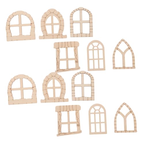 FIXOSHEE 25 Stück Teiliges Mini Holzfenster und Tür Set zum Selbstgestalten Naturbelassenes DIY Gartenornament für Außenbereiche für Terrasse Balkon Kinderdeko und Kreative Feengarten FIXOSHEE 25 Stück Teiliges Mini Holzfenster und Tür Set zum Selbstgestalten Naturbelassenes DIY Gartenornament für Außenbereiche für Terrasse Balkon Kinderdeko und Kreative Feengarten von FIXOSHEE