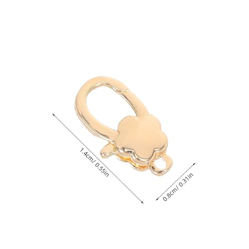 FIXOSHEE 6 Stück Karabiner-Schmuck-Accessoires Halskette Schmuckverbinder Halskette Karabinerverschluss Hummerschere Armbandverschlüsse Anschlüsse Schmuckverbindungsverschluss Kupfer Golden FIXOSHEE 6 Stück Karabiner-Schmuck-Accessoires Halskette Schmuckverbinder Halskette Karabinerverschluss Hummerschere Armbandverschlüsse Anschlüsse Schmuckverbindungsverschluss Kupfer Golden von FIXOSHEE