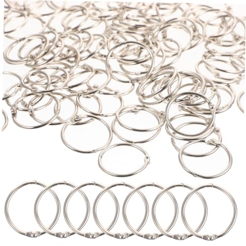 FIXOSHEE 60 Stück Teiliges Metallringe Buchbinderinge Langlebige Wiederverwendbare Binder Ringe für Scrapbooking Lose für Schüler und Lehrer FIXOSHEE 60 Stück Teiliges Metallringe Buchbinderinge Langlebige Wiederverwendbare Binder Ringe für Scrapbooking Lose für Schüler und Lehrer von FIXOSHEE