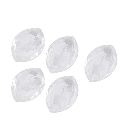 Lon0167 Anhänger, Kunstkristall, facettiert, zuverlässige Wirksamkeit, 63 mm lang, 5 Stück, für DIY-Lichtzubehör (ID: 127 0c e7 aaa) von FIYA